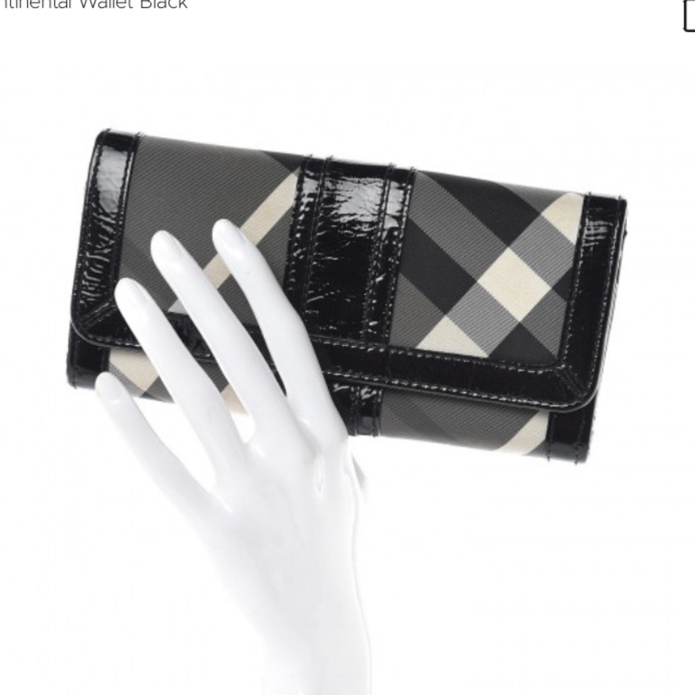 Burberry check wallet